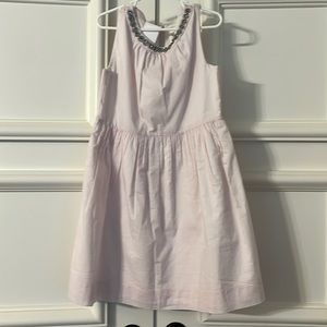 Girls Crewcuts Pink dress with rhinestone neck detail NWT Size 8